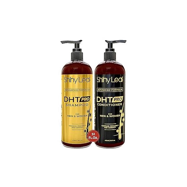 DHT Pro Shampoo and Conditioner Advanced Formula with Procapil Capixyl, Blockers Natural Extracts, Hair Loss Solution for Men Women, Stimulates Follicles, Prevents Thinning