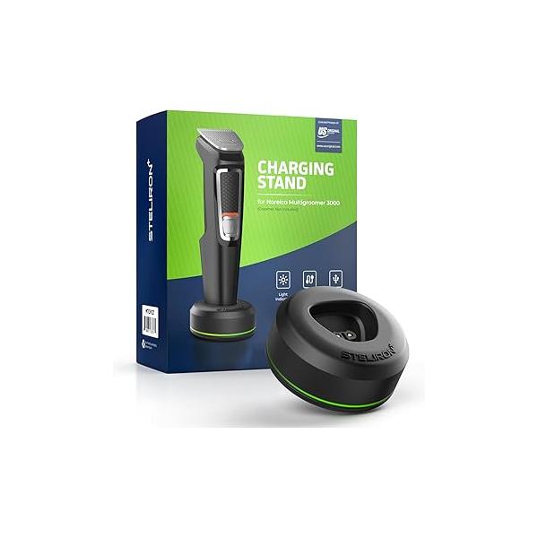 Countertop Stand Charger for Philips Norelco Multi Groomer, Series 3000 All-in-One Trimmer (Model MG3740/MG3770)