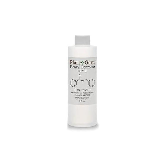 Benzyl Benzoate USP Grade Liquid 8 fl. oz. - Great for Fragrance/Aroma Compounds, Cosmetics, Hair & Scalp Products.