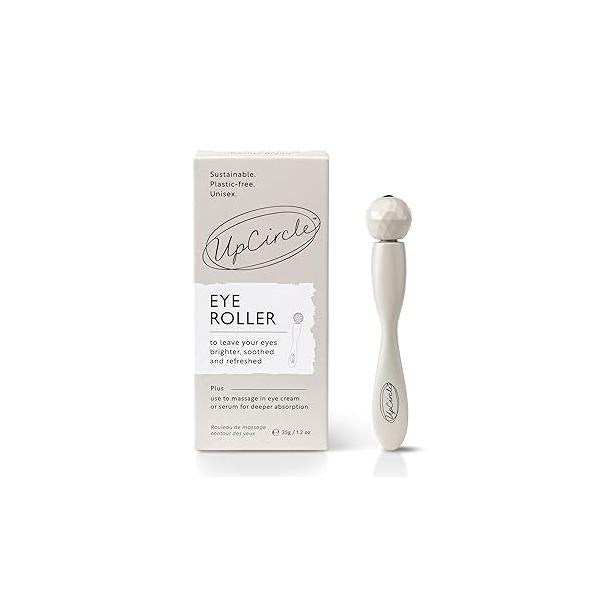 UpCircle Eye Roller 1pc - Metal + Plastic-Free For Dark Circles Puffy Eyes With Cooling Effect to Boost Circulation Healthy Glow Sustainable Unisex