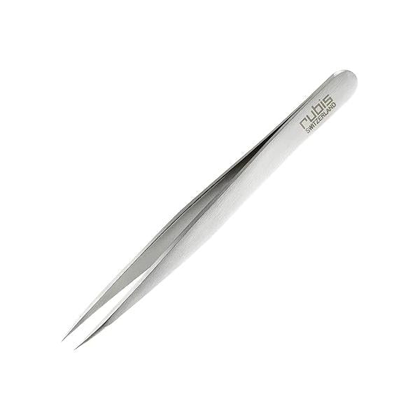 Rubis Ion-Coated Stainless Steel Pointed Tweezers for Precise Eyebrows and Hair Removal, 4K002-9.5,Rubis Switzerland Swiss Made World Renowned Precision
