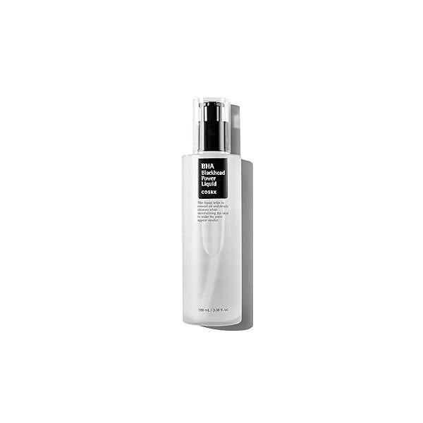 COSRX Niacinamide 2% + BHA 4% Blackhead Exfoliant Toner 3.38 fl.oz / 100ml, Korean Toner, Remover, Pore Minimizer for Enlarged Pores, For All Skin Types, Care
