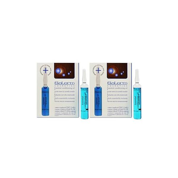 Salerm Essential Conditioning Oil 0.44oz x 4 Applications"Pack of 2"
