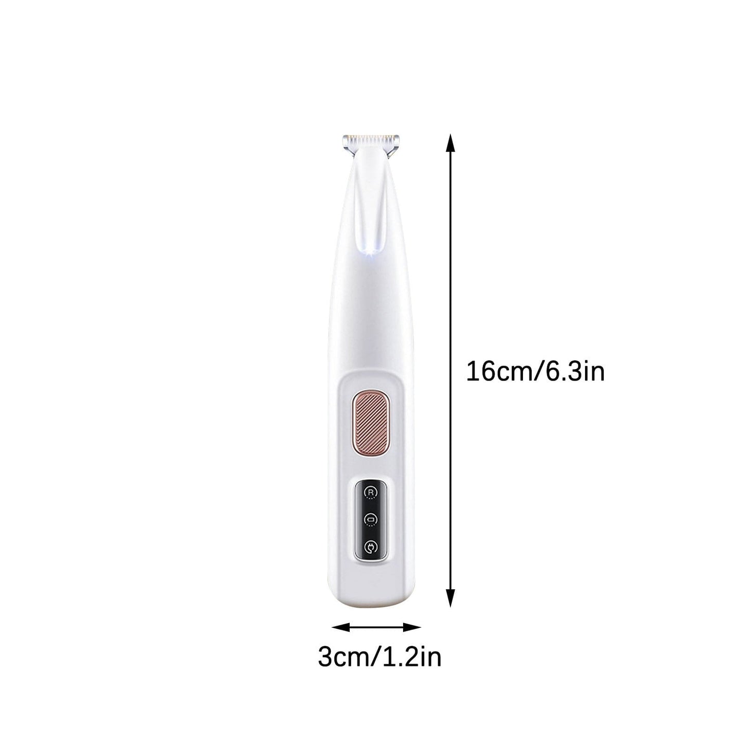 Awdenio Dog Clippers for Grooming, Low Noise Small Dog Clippers with LED Light, Rechargeable Electric Dog Hair Clipper for Pets