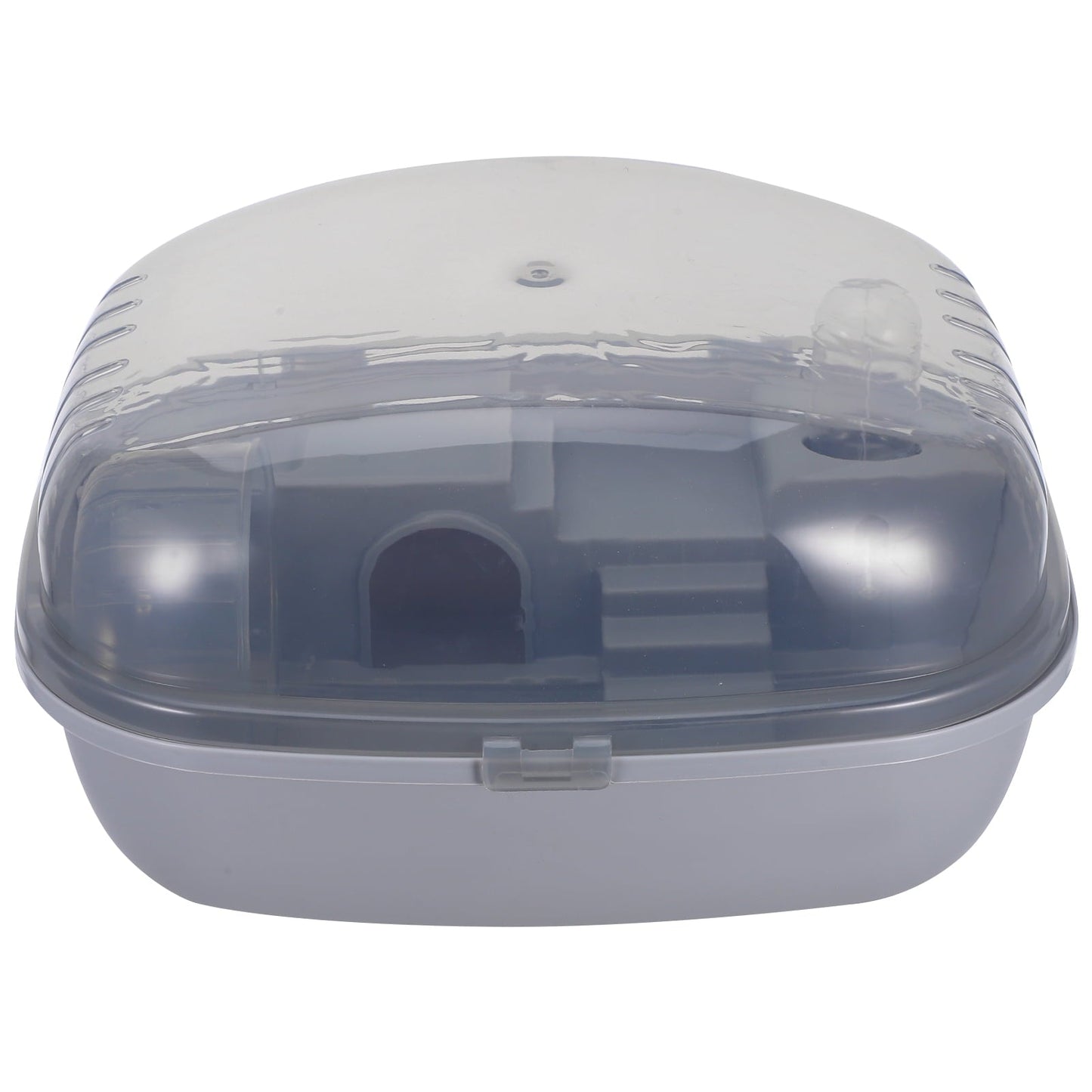 Masteelf Portable Hamster Carrier Cage in Grey Made of ABS for Indoor Home Use and Small Pets Storage